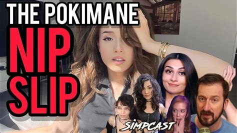 pokimane nipple|Pokimane Had an Accidental Nip Slip! SimpCast w/ Nick